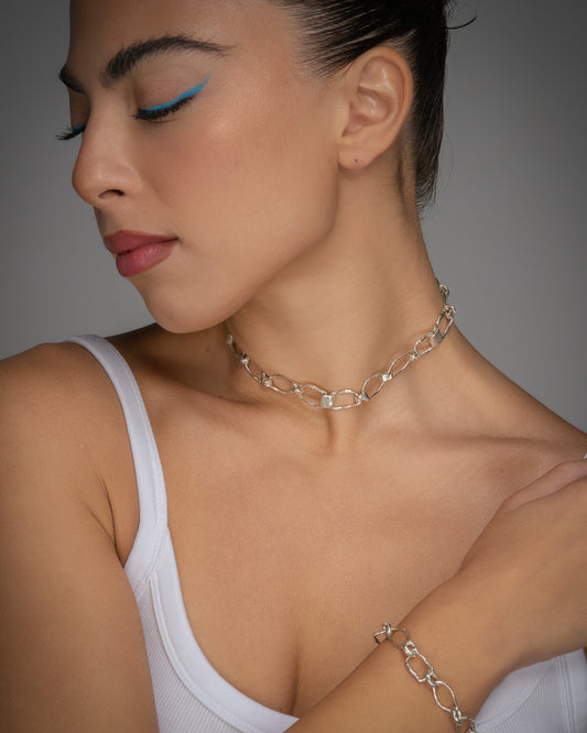 Rocky Choker Necklace